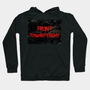 Front Toward Enemy Multicam Black Hoodie